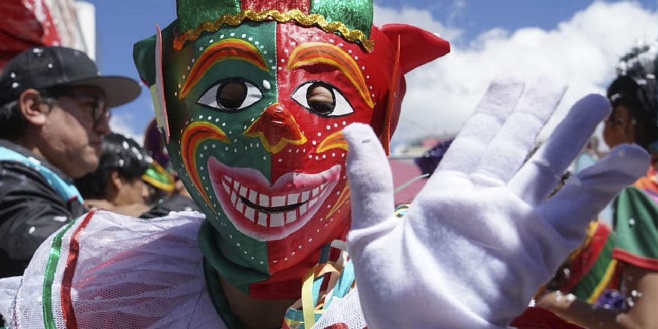 El Pepino, la figura central de los carnavales en La Paz.