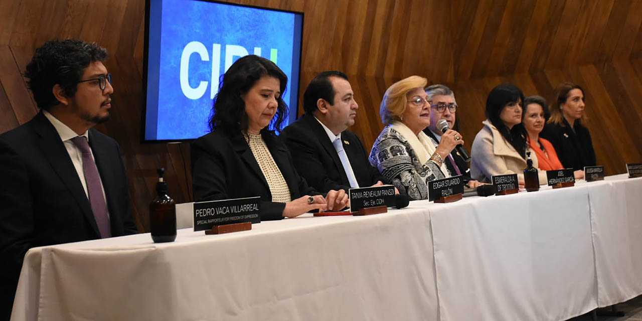 Miembros de la Comisión Interamericana de Derechos Humanos (CIDH).