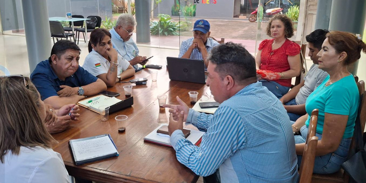 El encuentro que sostuvieron las entidades en el departamento pandino. 