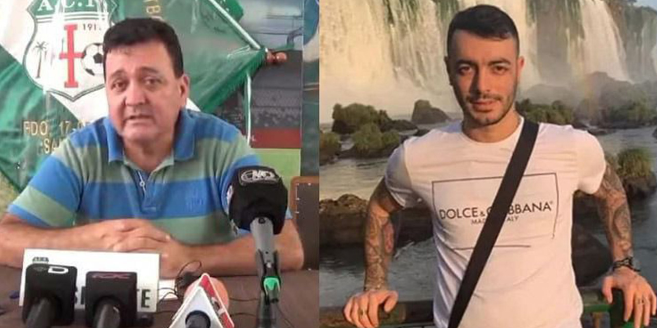 El detenido Noel Montaño.