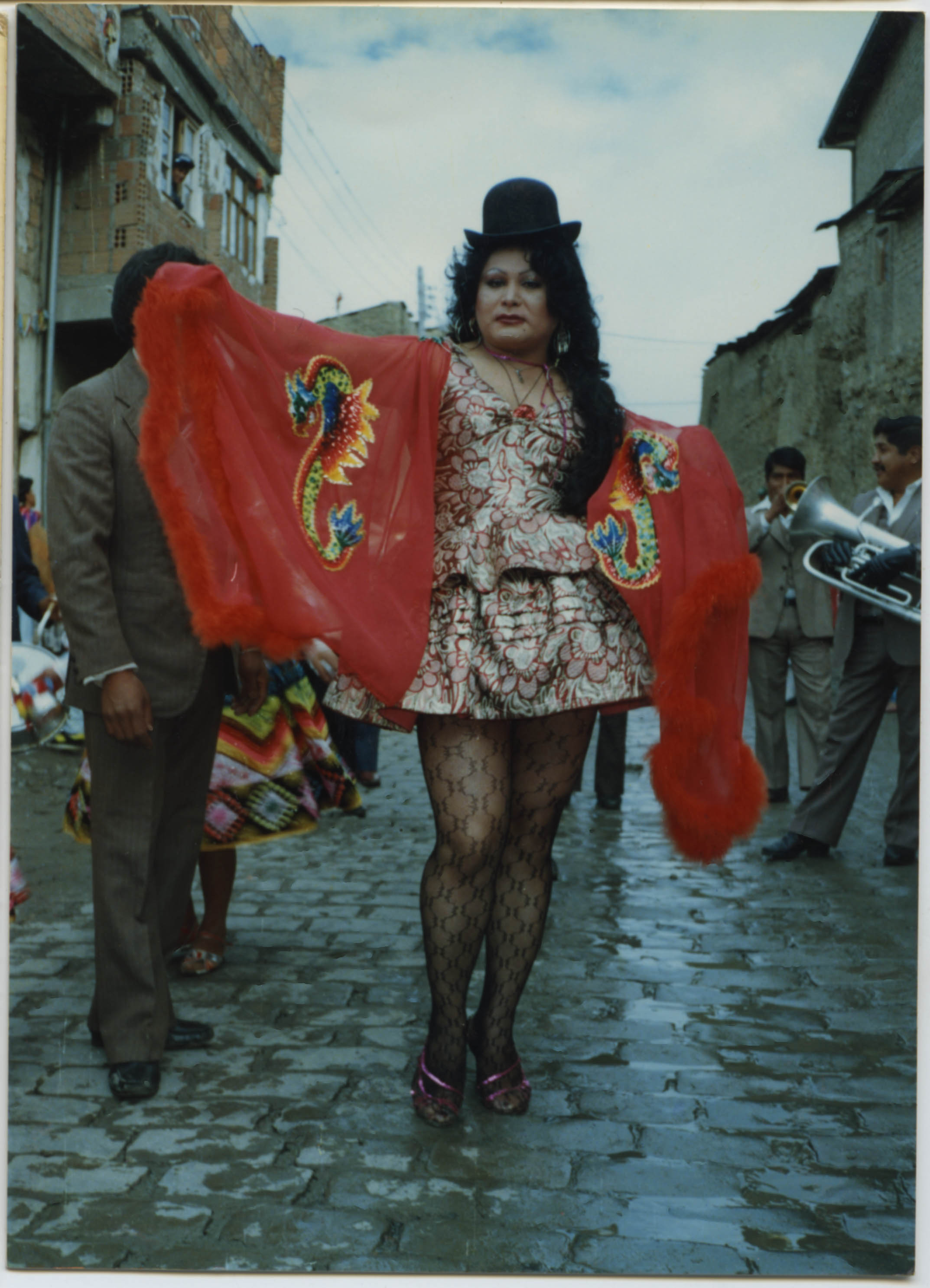 Juana Carrasco en la Entrada del Señor de la Exaltación 1986