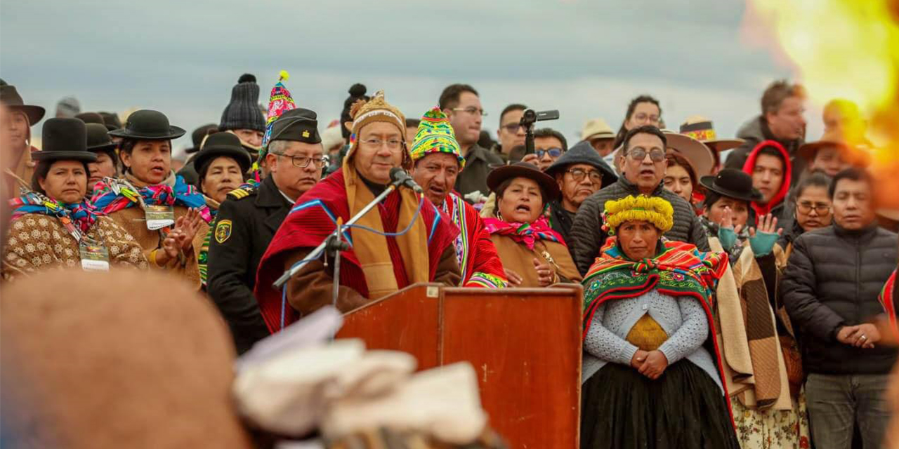 Presidente Arce encabezará la celebración del Willka Kuti 5533