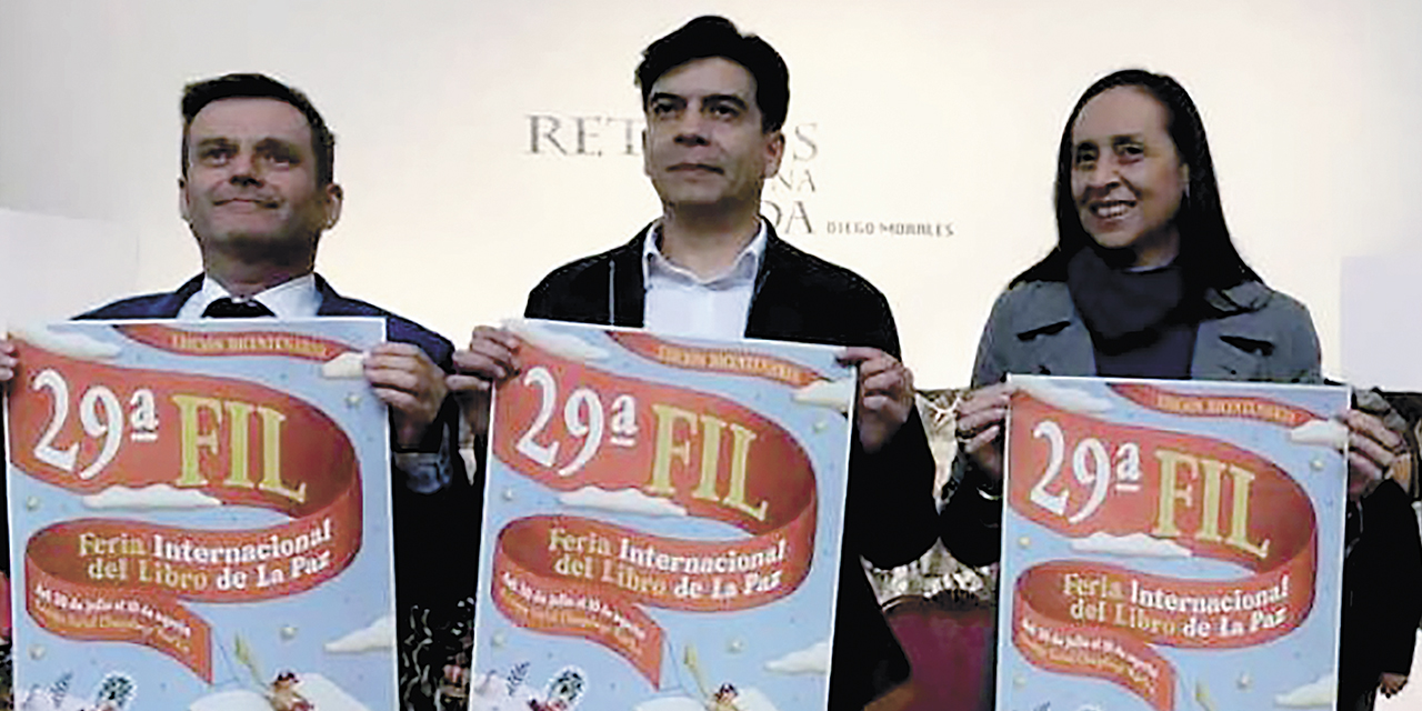El lanzamiento de la FIL La Paz.