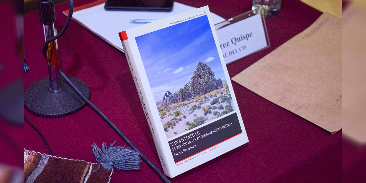 Presentan libro que rescata la organización política del Tawantinsuyu