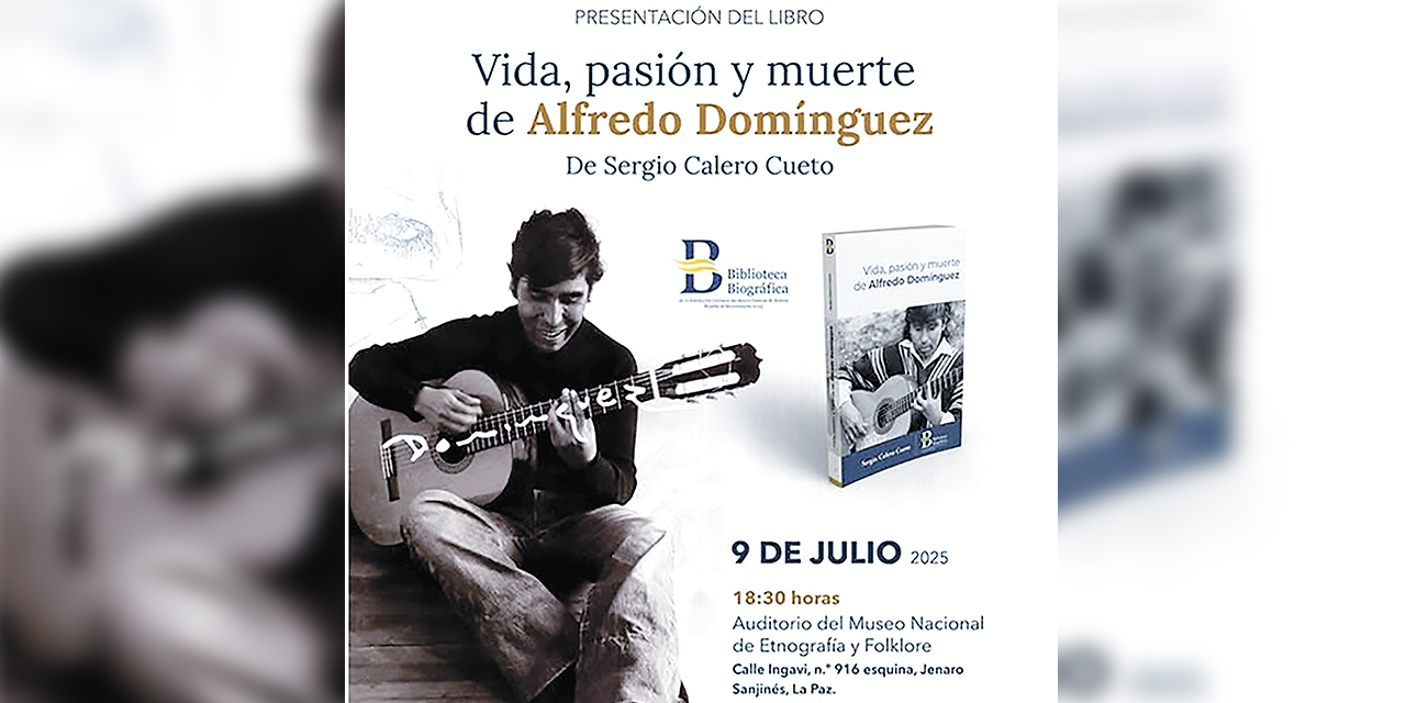 Libro aborda la vida, pasión y muerte de Alfredo Domínguez