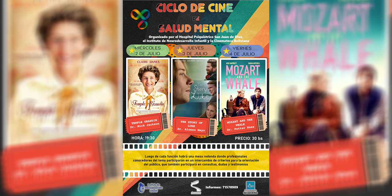 Ciclo de cine invita a reflexionar sobre el autismo y la salud mental