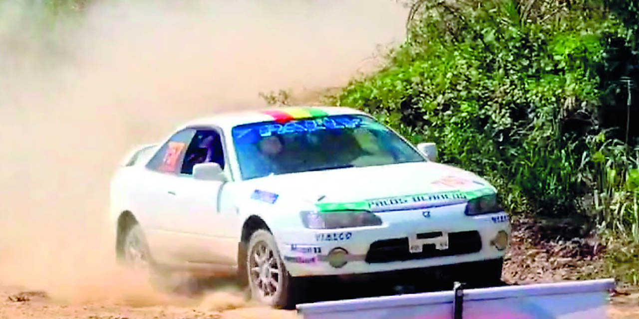 El coche de José Pally, representante de Palos Blancos.