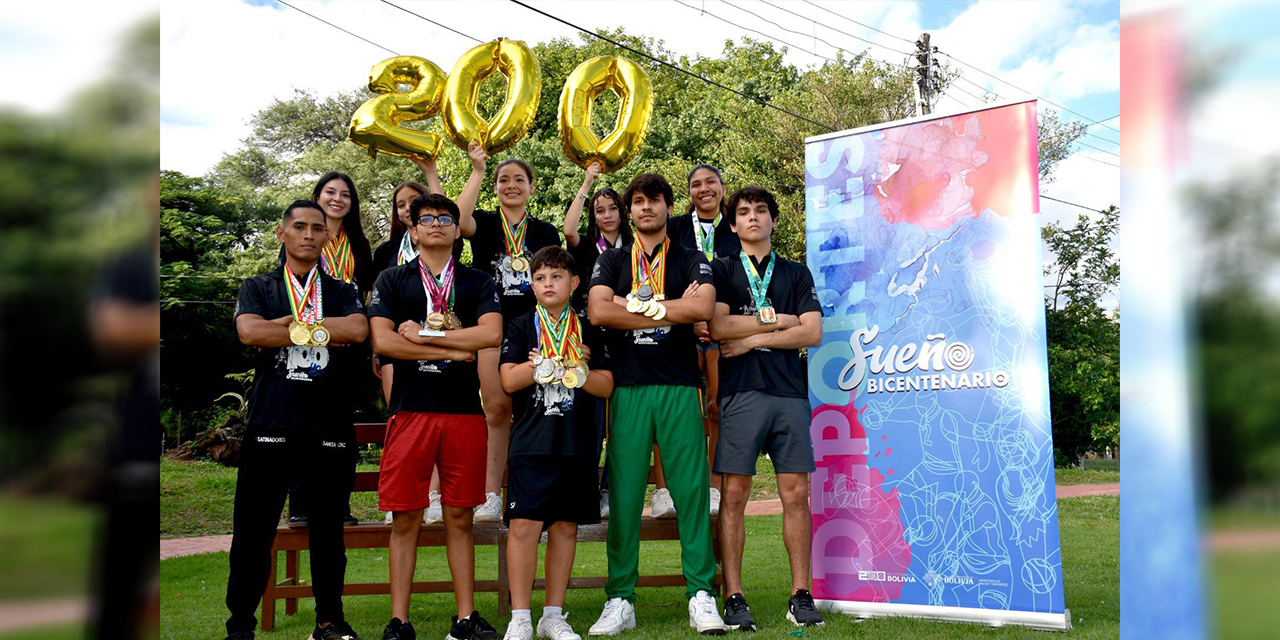 Deportistas del Sueño Bicentenario ganan 200 medallas en cinco meses
