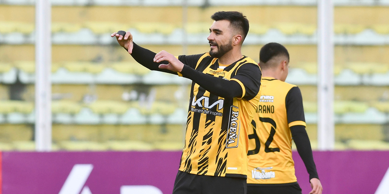 Enrique Triverio volvió a festejar uno de sus goles.