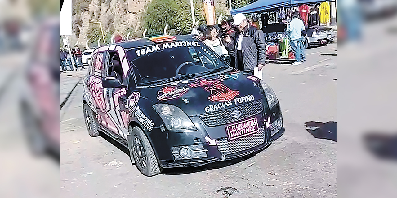 El coche de las hermanas Daiana y Morena Martínez será uno de los animadores de la prueba.