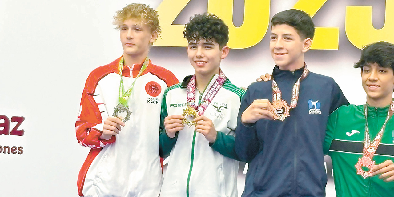 Leo Vargas logra histórica medalla de oro en karate