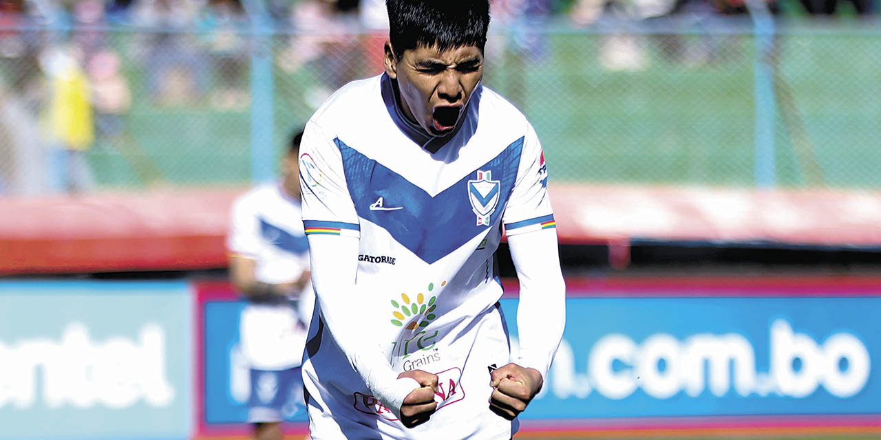 Fabricio Vásquez grita el gol que selló el triunfo de GV San José.