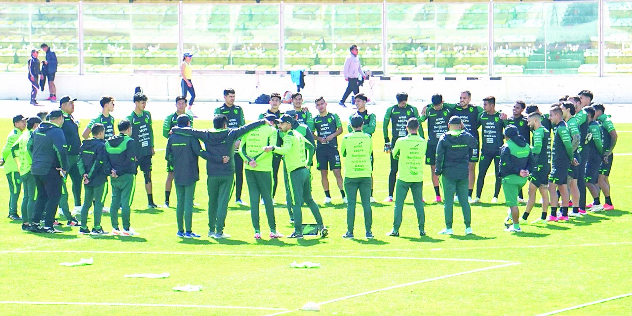 Los seleccionados están motivados a romper el maleficio y buscarán sacar valiosos puntos ante Colombia.