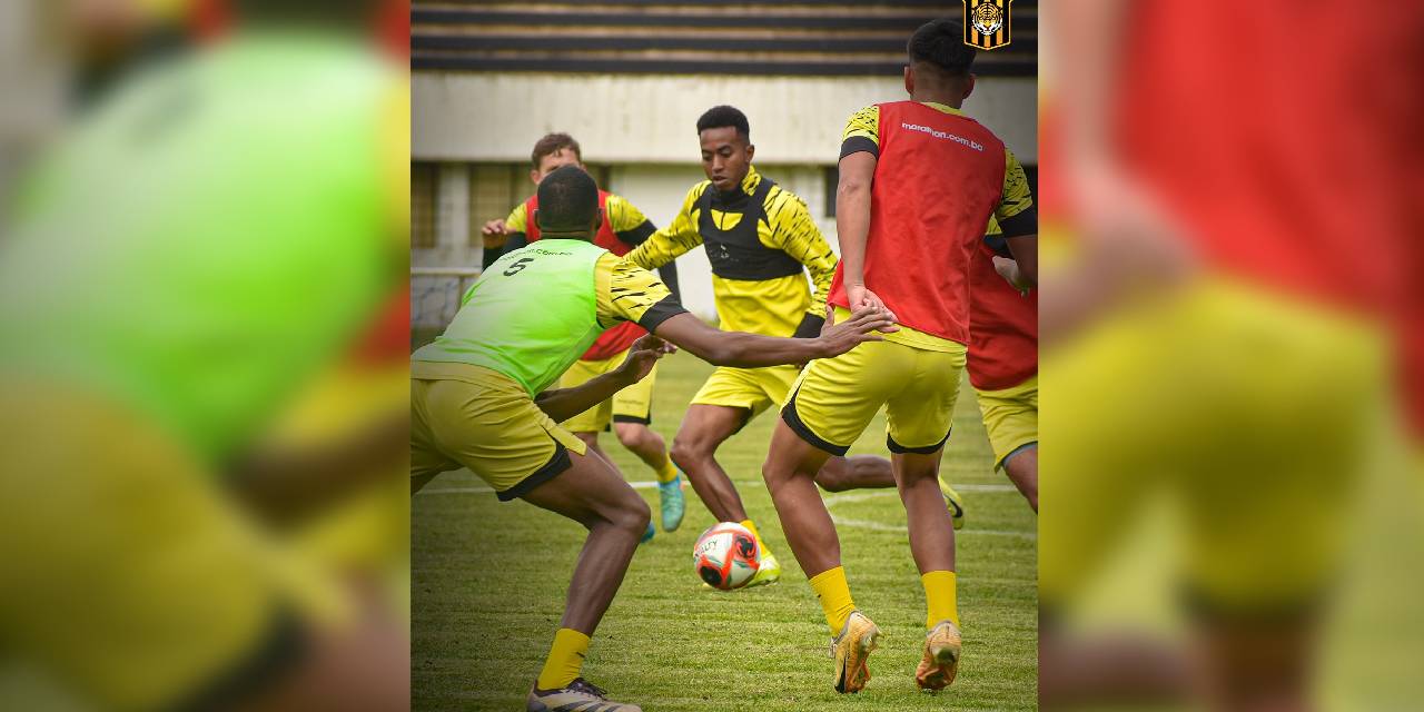 El cuadro atigrado en el cierre de su preparación para el duelo contra el elenco aviador.