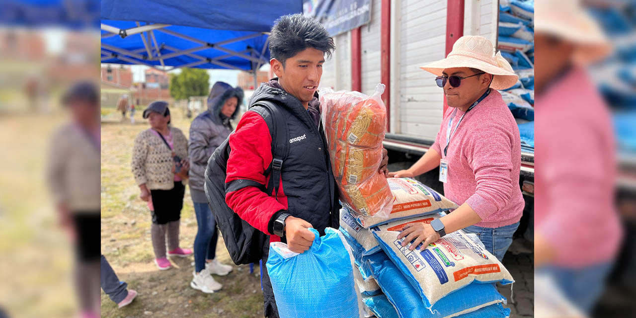 Emapa distribuirá el arroz que importó el Estado. 