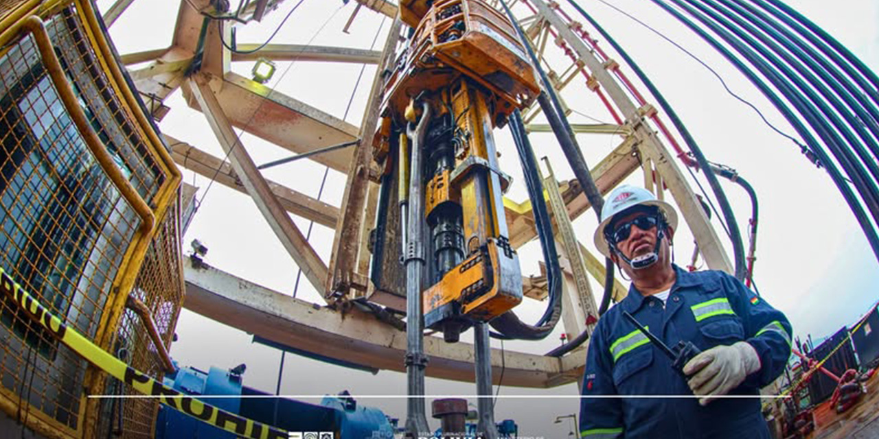 Actividades de exploración hidrocarburífera.