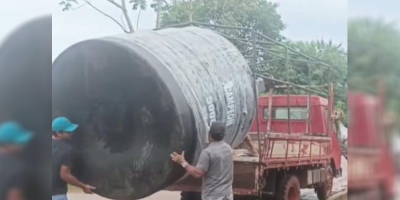 Beni recibe tanques de agua y bebederos para incrementar la producción de leche 