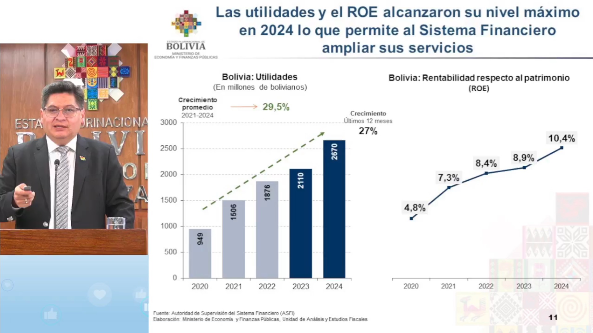 El ministro de Economía y Finanzas Públicas, Marcelo Montenegro.