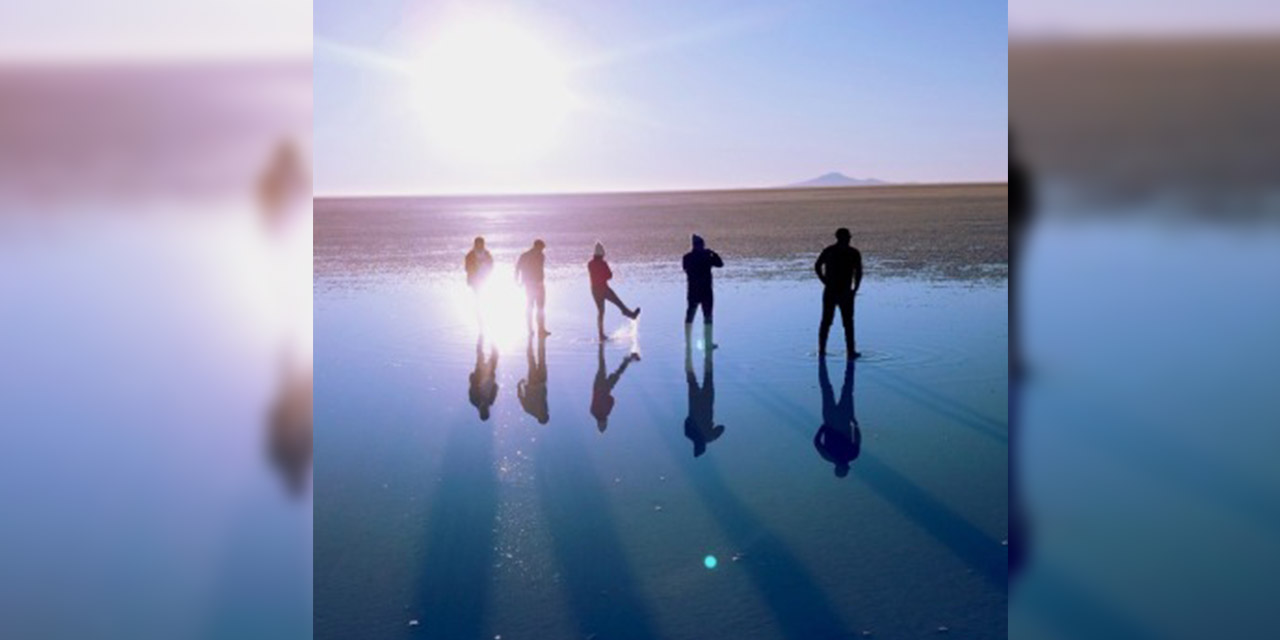 El salar de Uyuni.