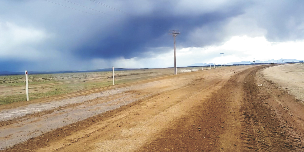 Estado actual de la carretera Uyuni-Hito LX.