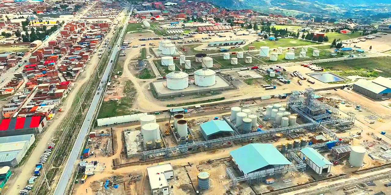 Área de emplazamiento de la planta en El Alto.