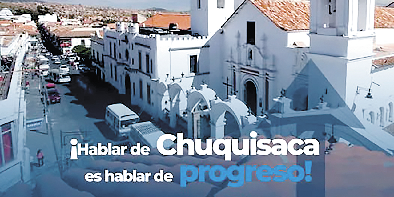 Un sector de la ciudad chuquisaqueña.