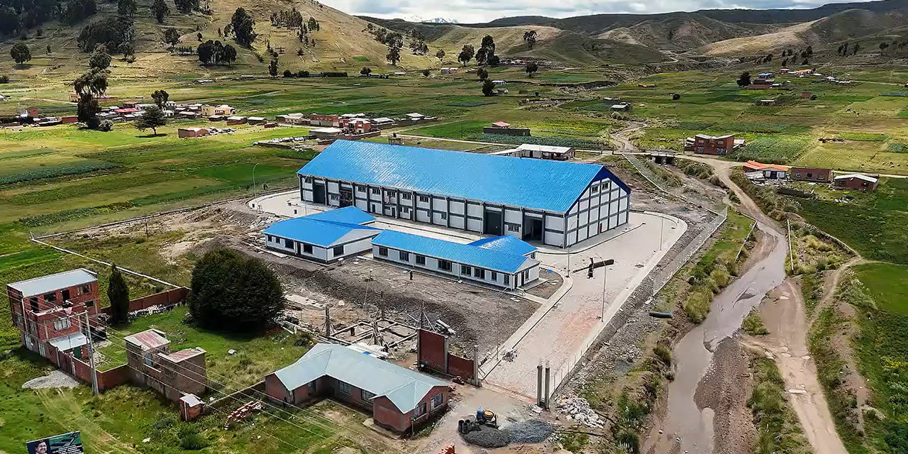 La Planta de Agroinsumos, ubicada en el municipio paceño de Huarina.