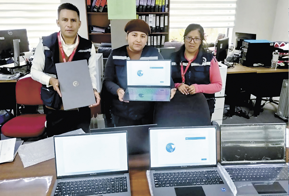 Equipos de Quipus comercializados a instituciones públicas.