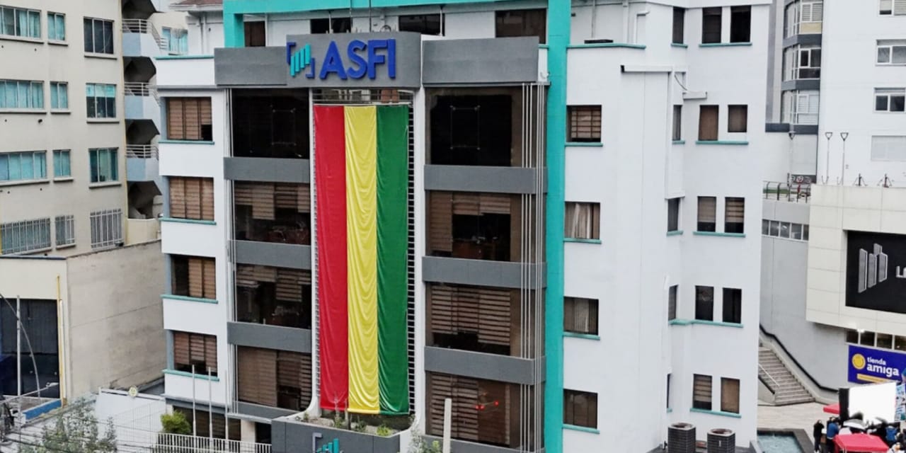 El edificio de la ASFI en la ciudad de La Paz.