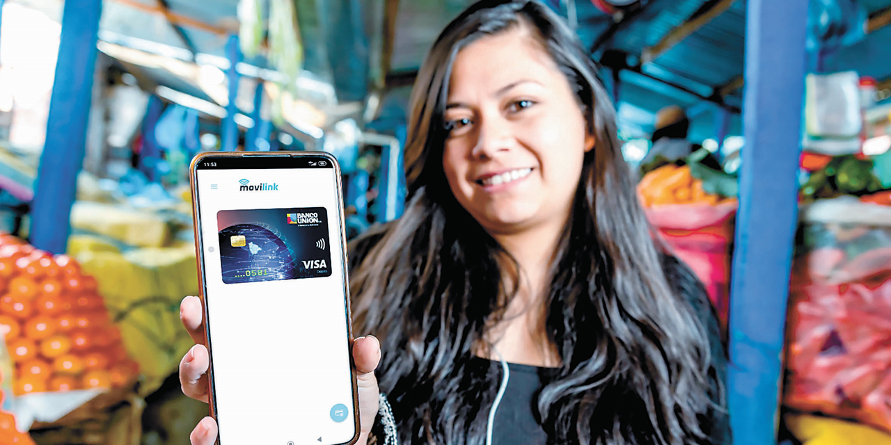 Una cliente de la entidad financiera.