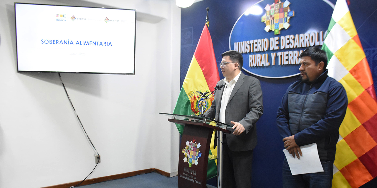 Gobierno rechaza la versión de riesgo de hambruna en Bolivia y la califica de falsa
