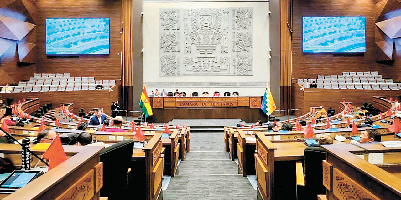 Varios créditos esperan en la Cámara de Diputados.