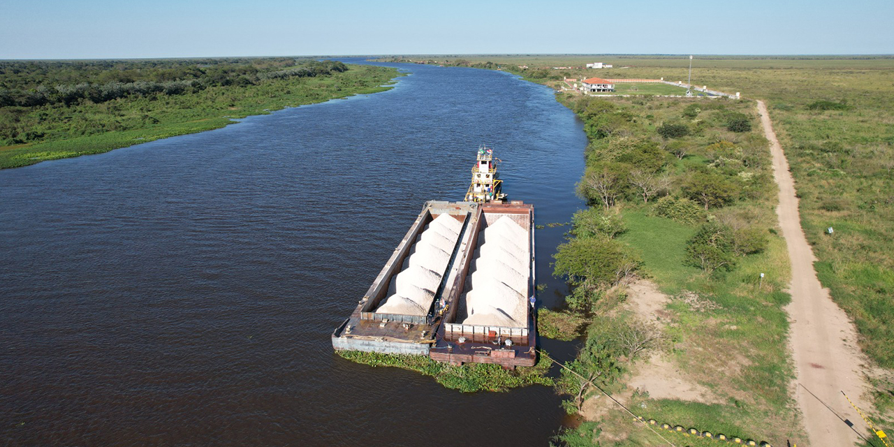 La ASP-B proyecta mover 11.600 toneladas de yeso de exportación a Paraguay 