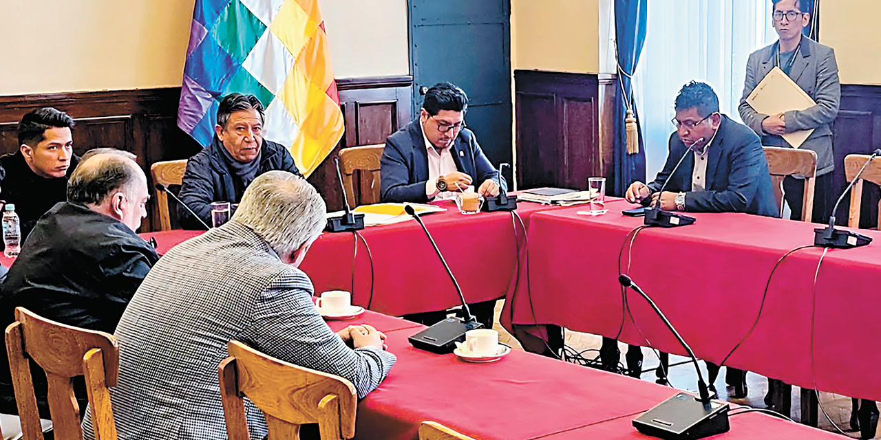La Comisión Técnica de Alto Nivel durante un encuentro en la Vicepresidencia.