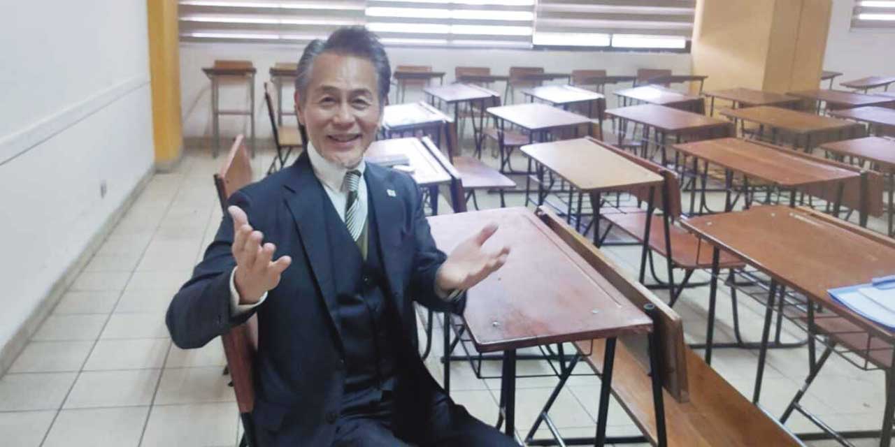 Onomura Hiroshi, embajador de Japón en Bolivia.