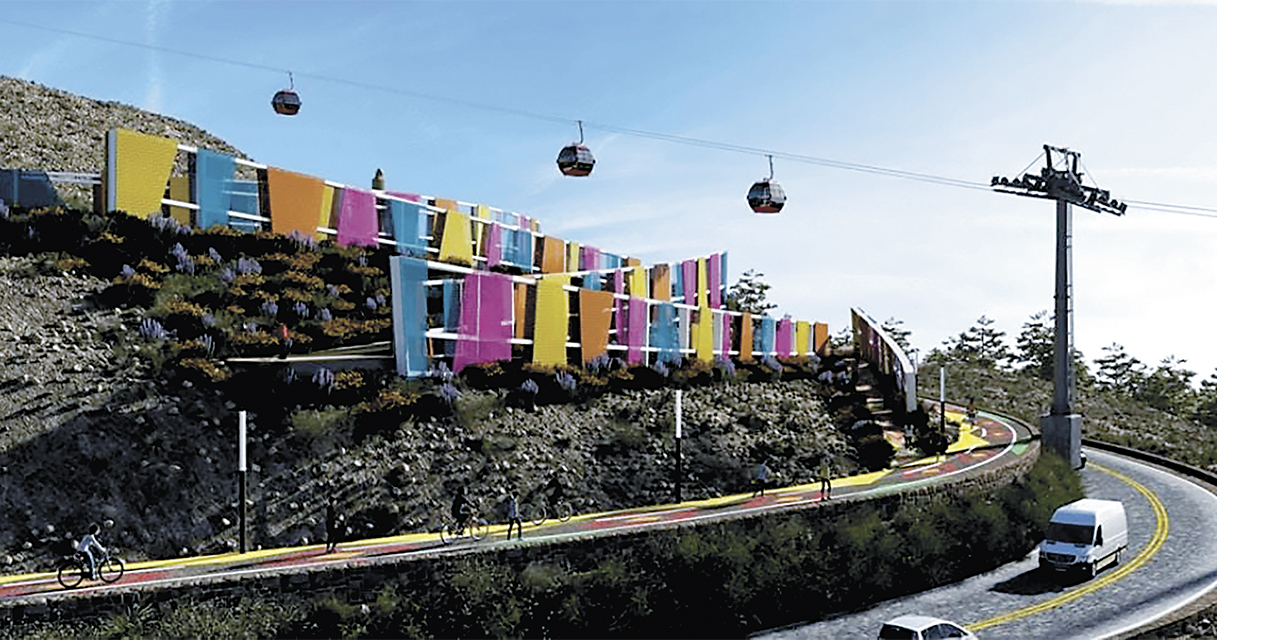 Una recreación digital sobre como se verá el Parque Lineal Metropolitano en el primer tramo, desde El Alto. 