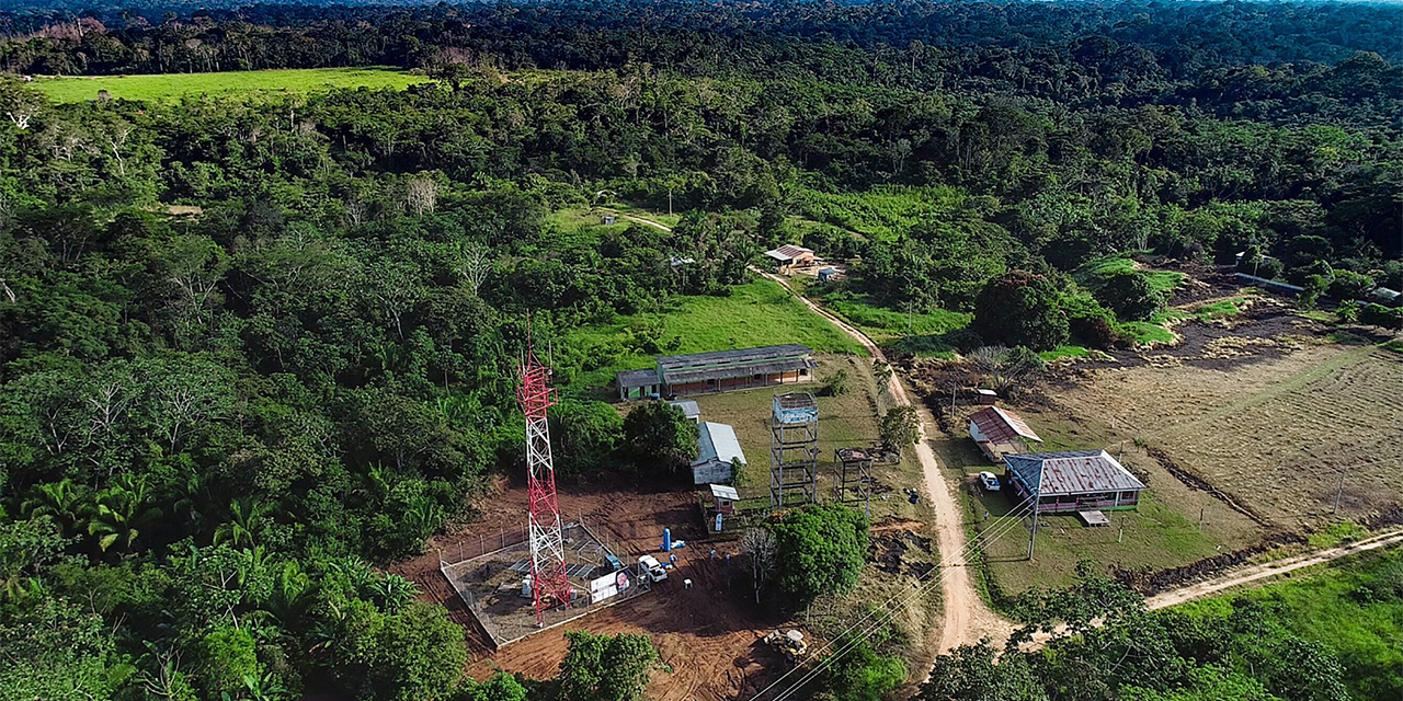 Una de las estaciones instaladas en Pando.
