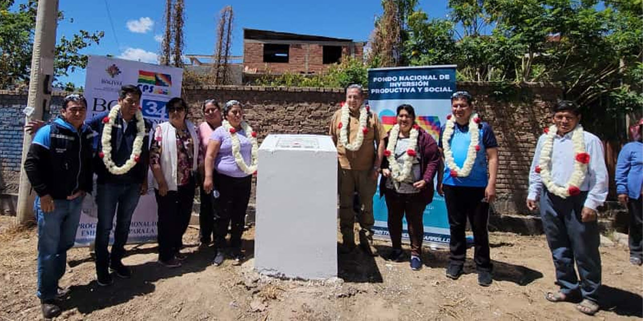 Más de 5.000 habitantes de Capinota se benefician con nuevas vías enlosetadas