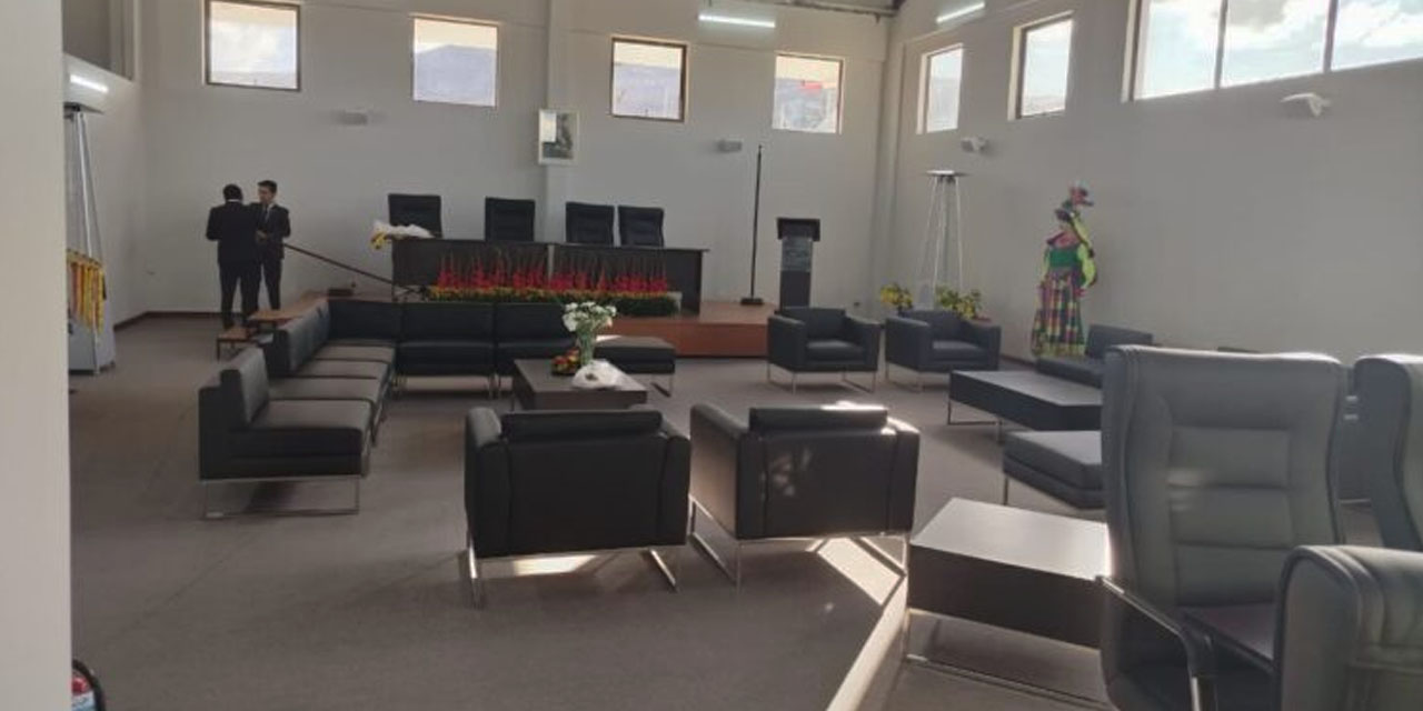 Una de las flamantes salas VIP entregadas.