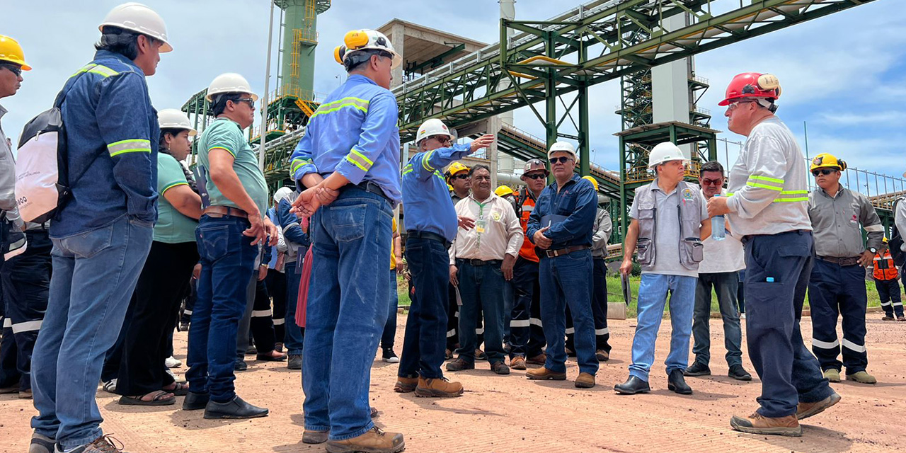 Ya están en operación las siete plantas del Complejo Siderúrgico del Mutún 