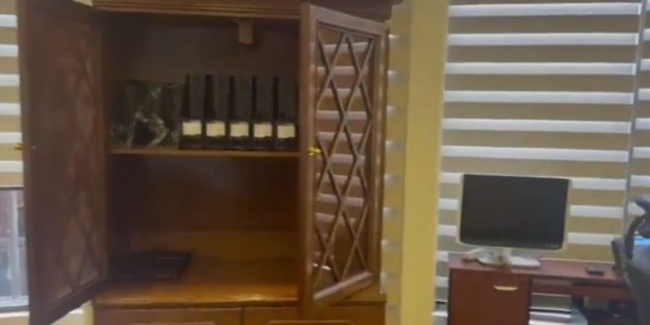 Oficina del Ministerio de Economía. Imagen: Captura redes sociales.