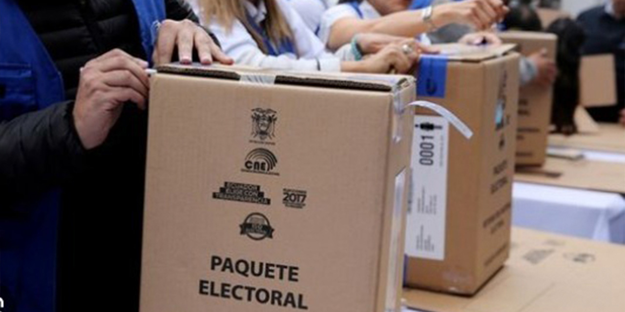 Ecuador celebra hoy elecciones presidenciales. Foto: RRSS