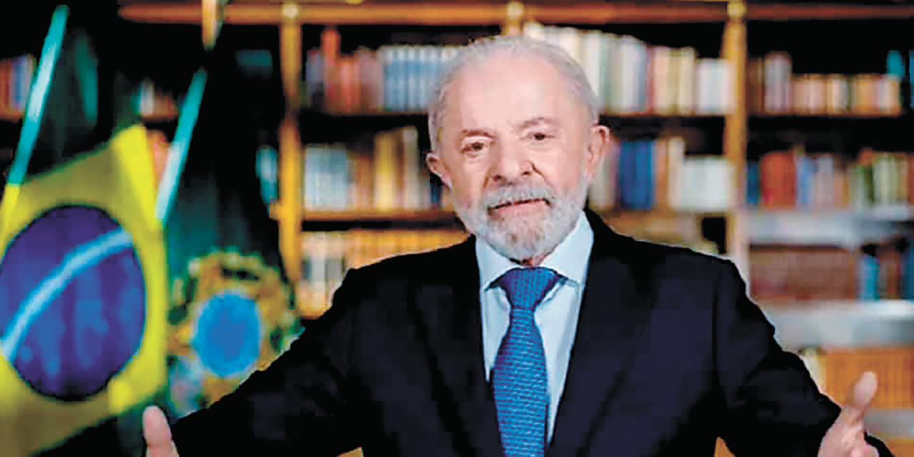 El presidente de Brasil, Luiz Inácio Lula da Silva.