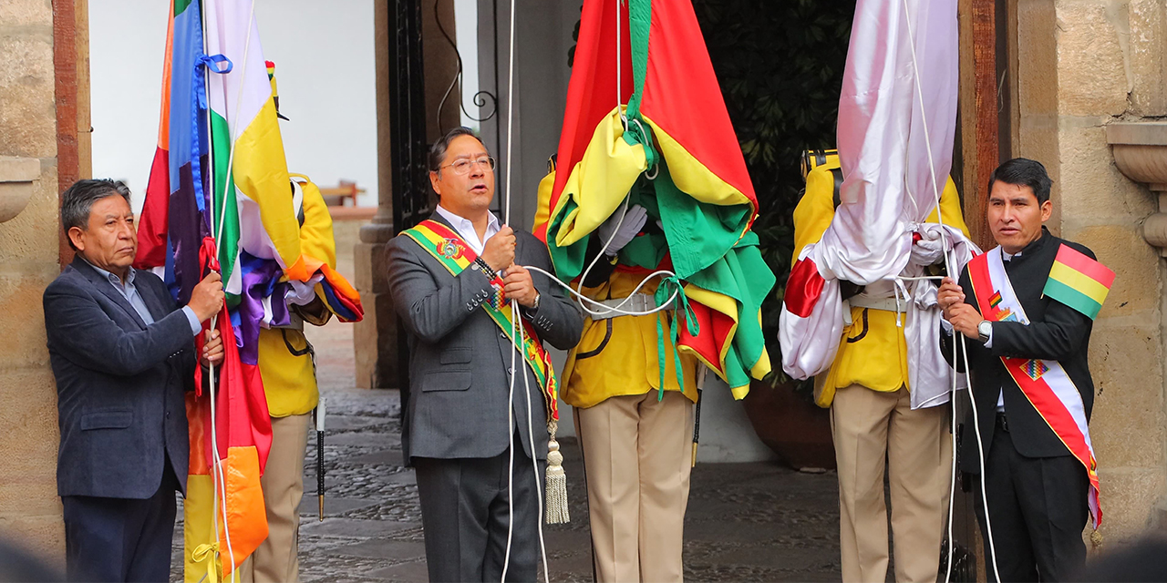 Lucho llama a la unidad y la paz para resolver las diferencias y tensiones entre bolivianos