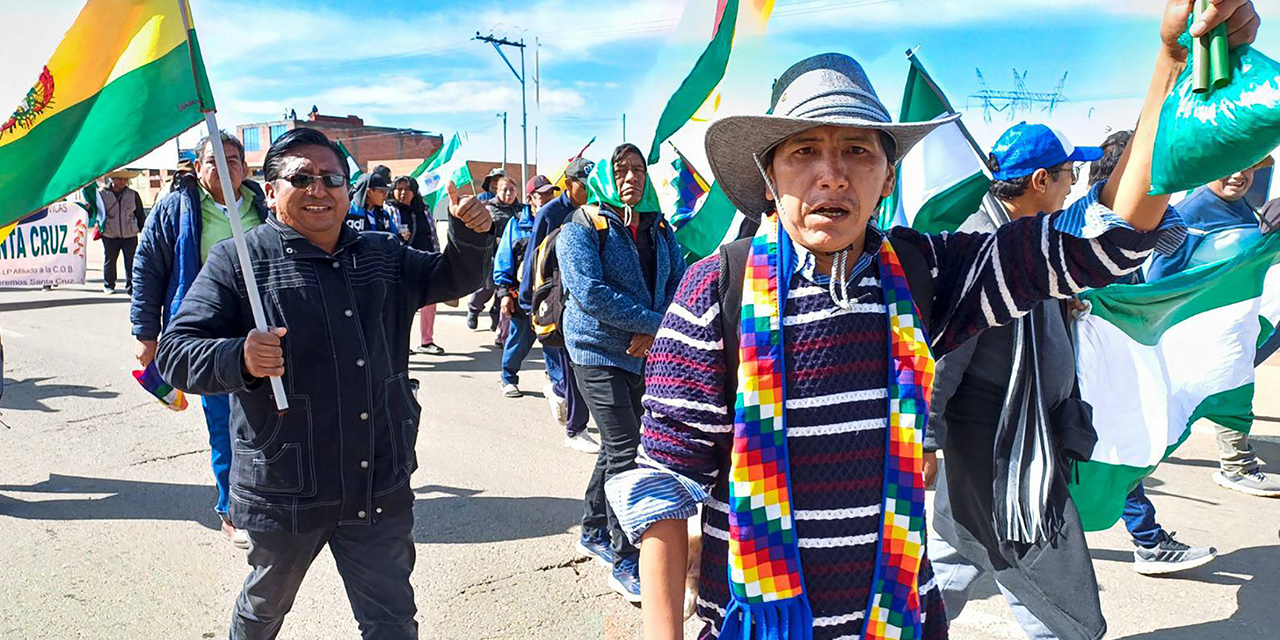 Denuncian que Evo impuso aportes para cancelar hasta Bs 470 a los marchistas 