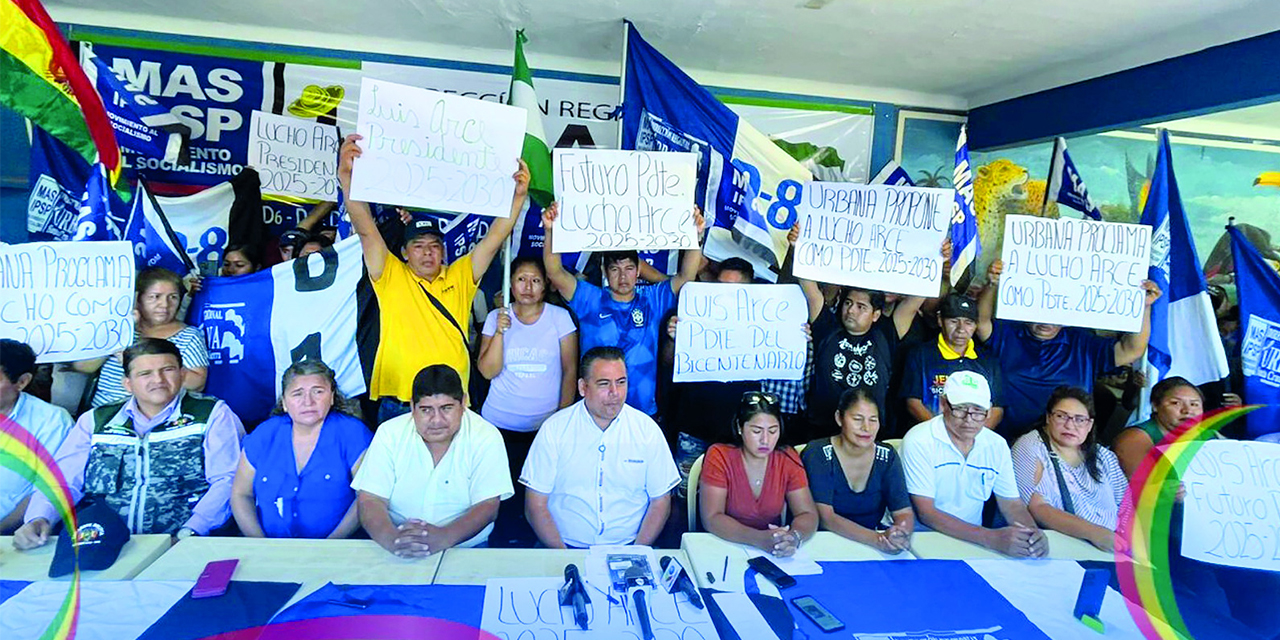 En Santa Cruz proponen a Lucho como candidato del Bicentenario 2025-2030