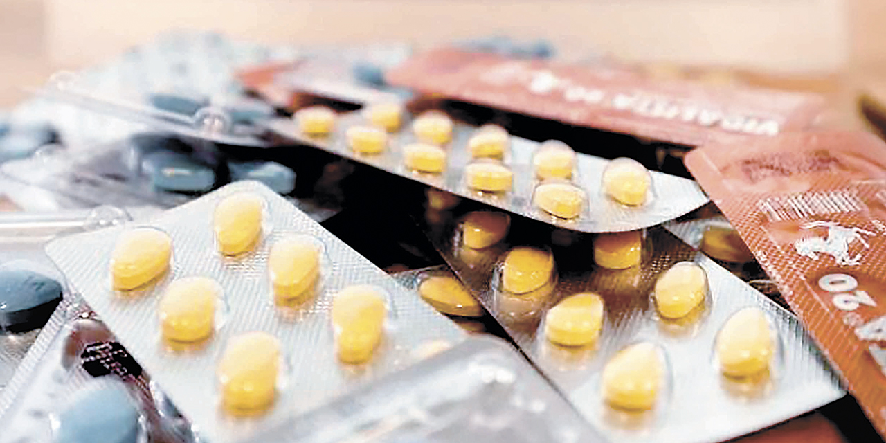 Muestra de medicamentos. 