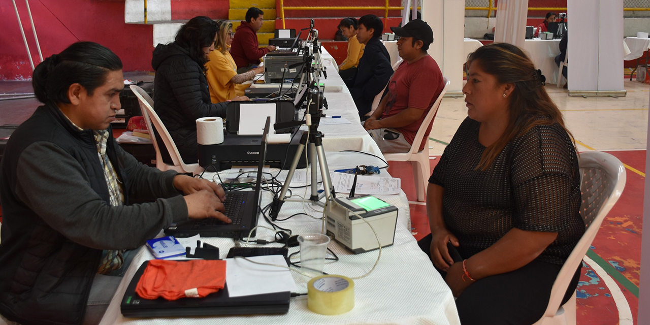 El empadronamiento masivo ingresa a la recta final