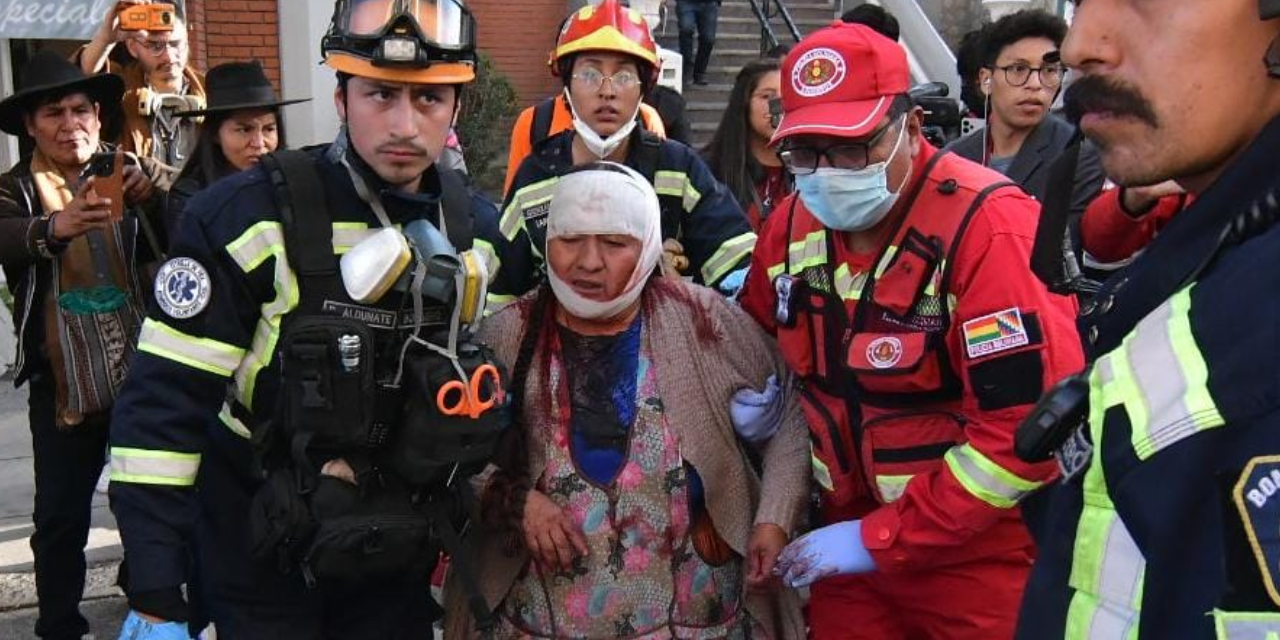 Viceministra Alcón condena violencia de marcha evista en La Paz