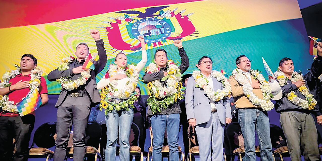 Andrónico Rodríguez en su presentación como candidato de Alianza Popular.